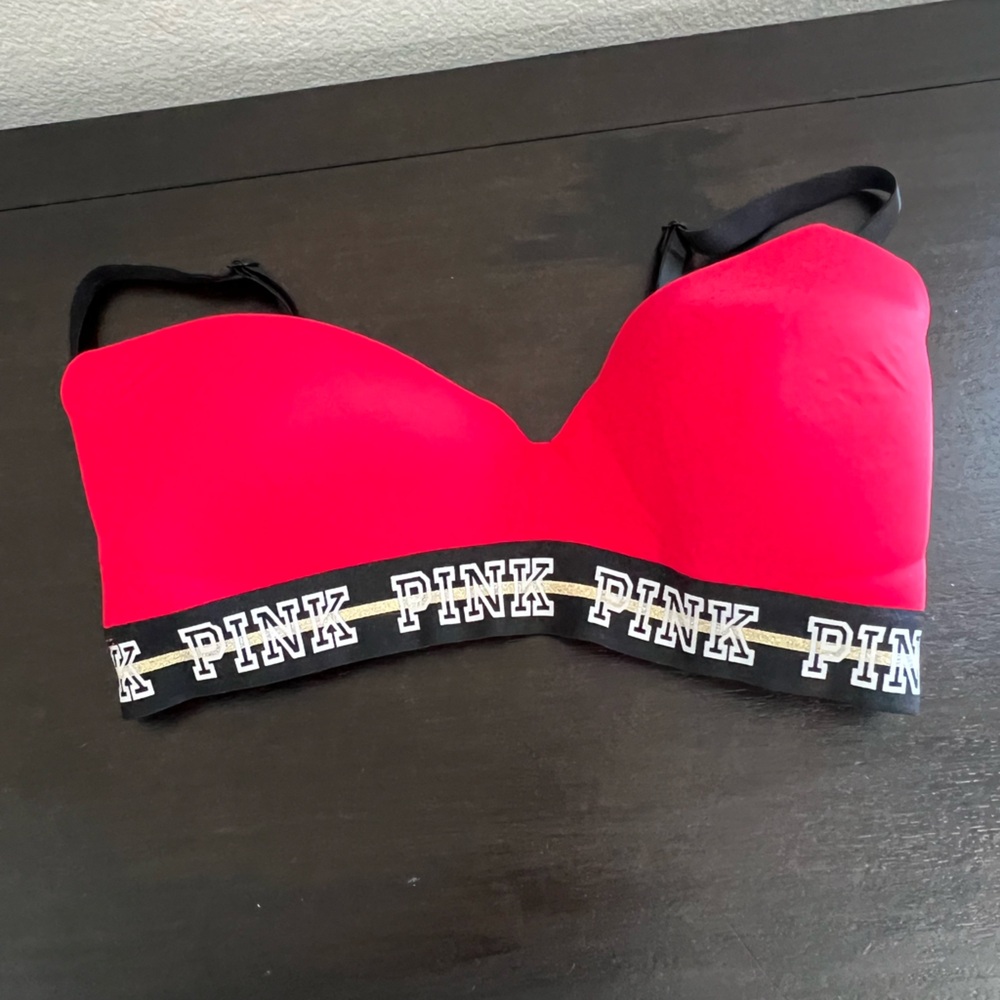 Victoria's Secret Pink wear everywhere wireless lightly padded Bra 34 DD
